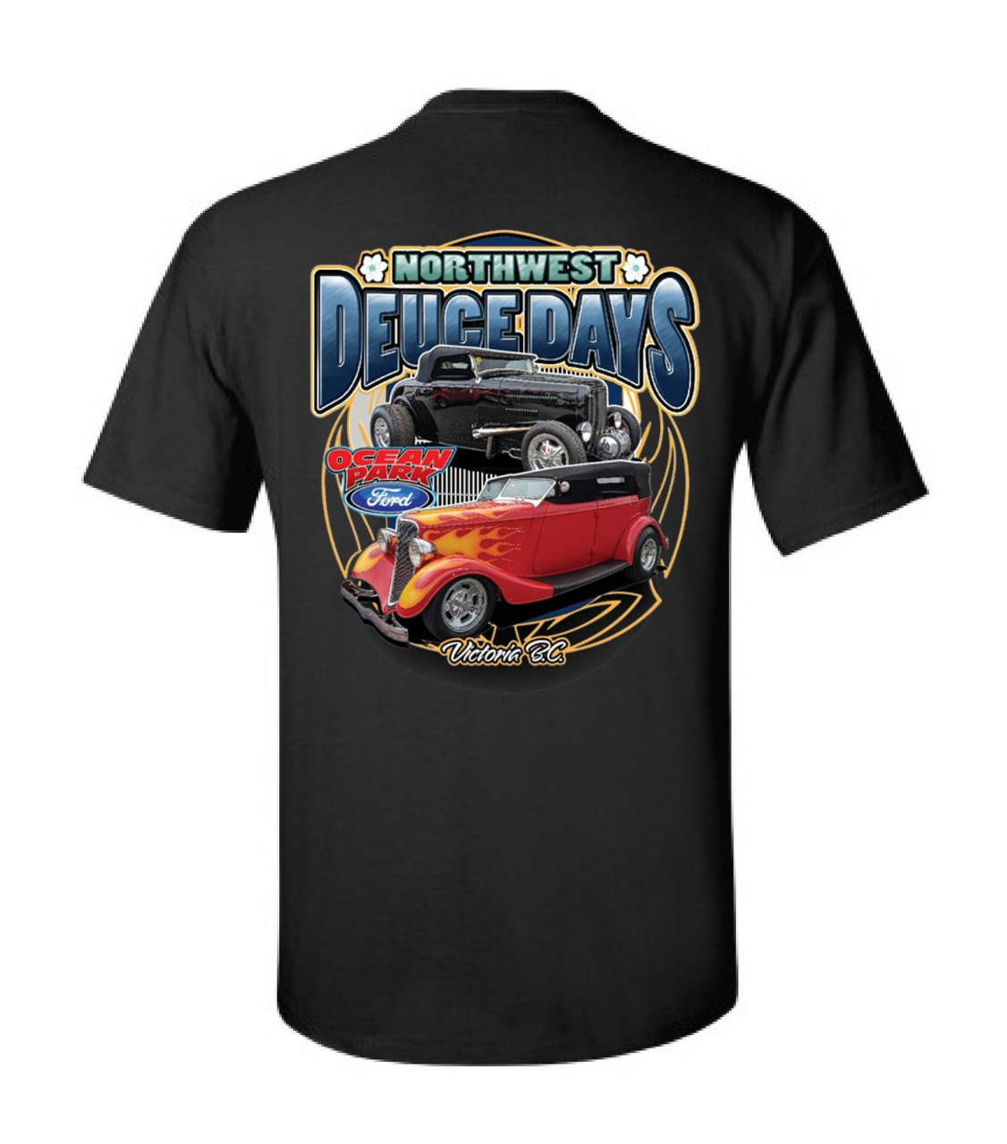 Back of Northwest Deuce Days 2025 official tee. 