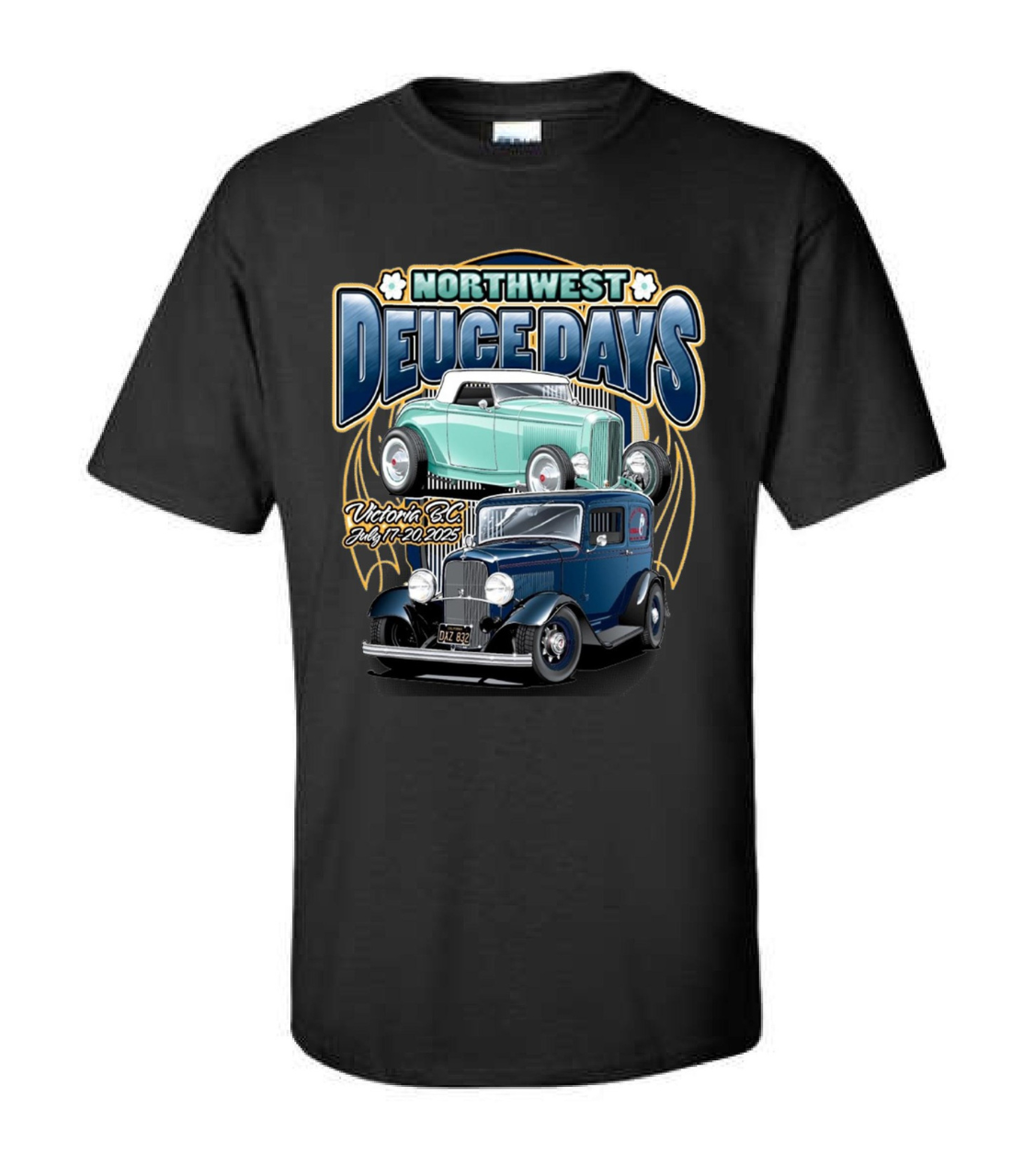 Front of Northwest Deuce Days 2025 official tee. 